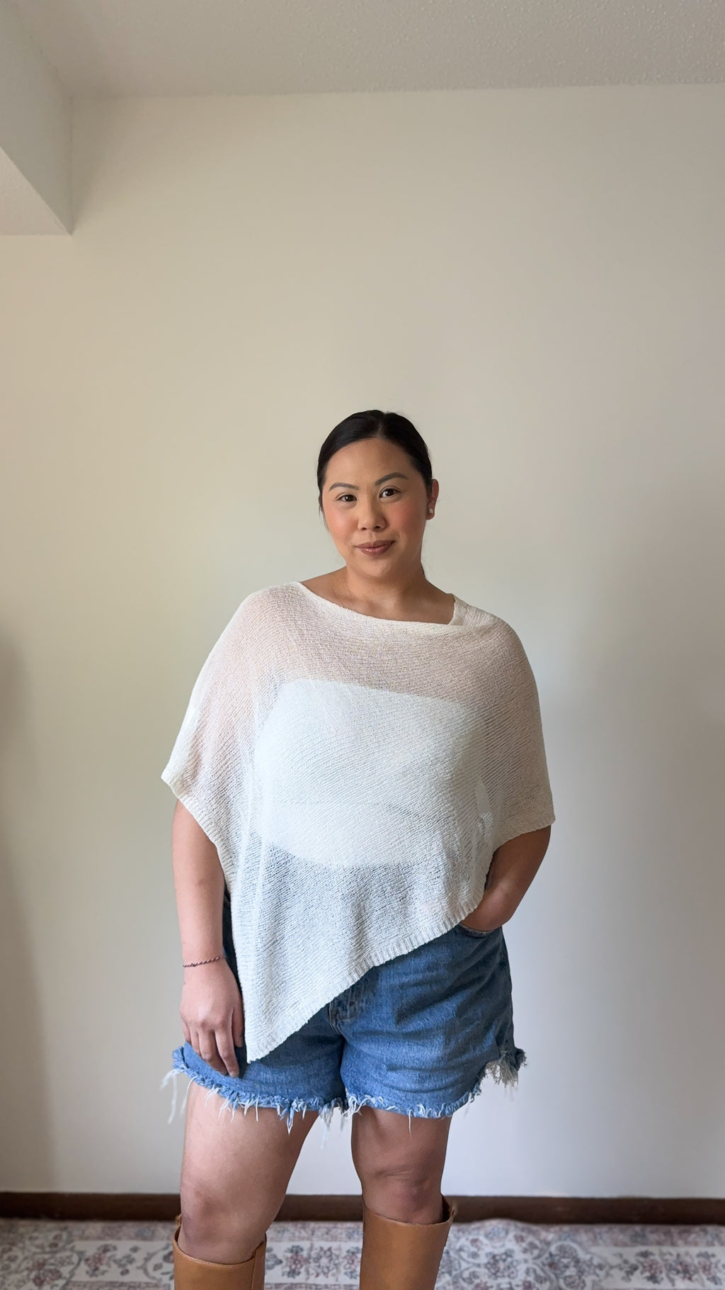 PREORDER CLOSED The Coastal Breeze Knit Poncho