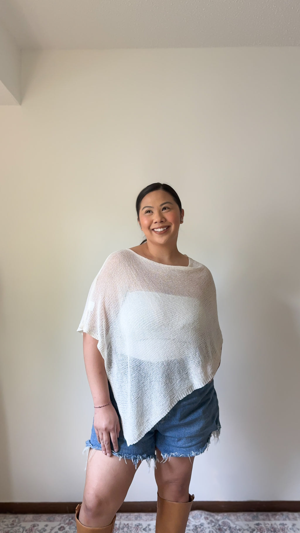 PREORDER CLOSED The Coastal Breeze Knit Poncho