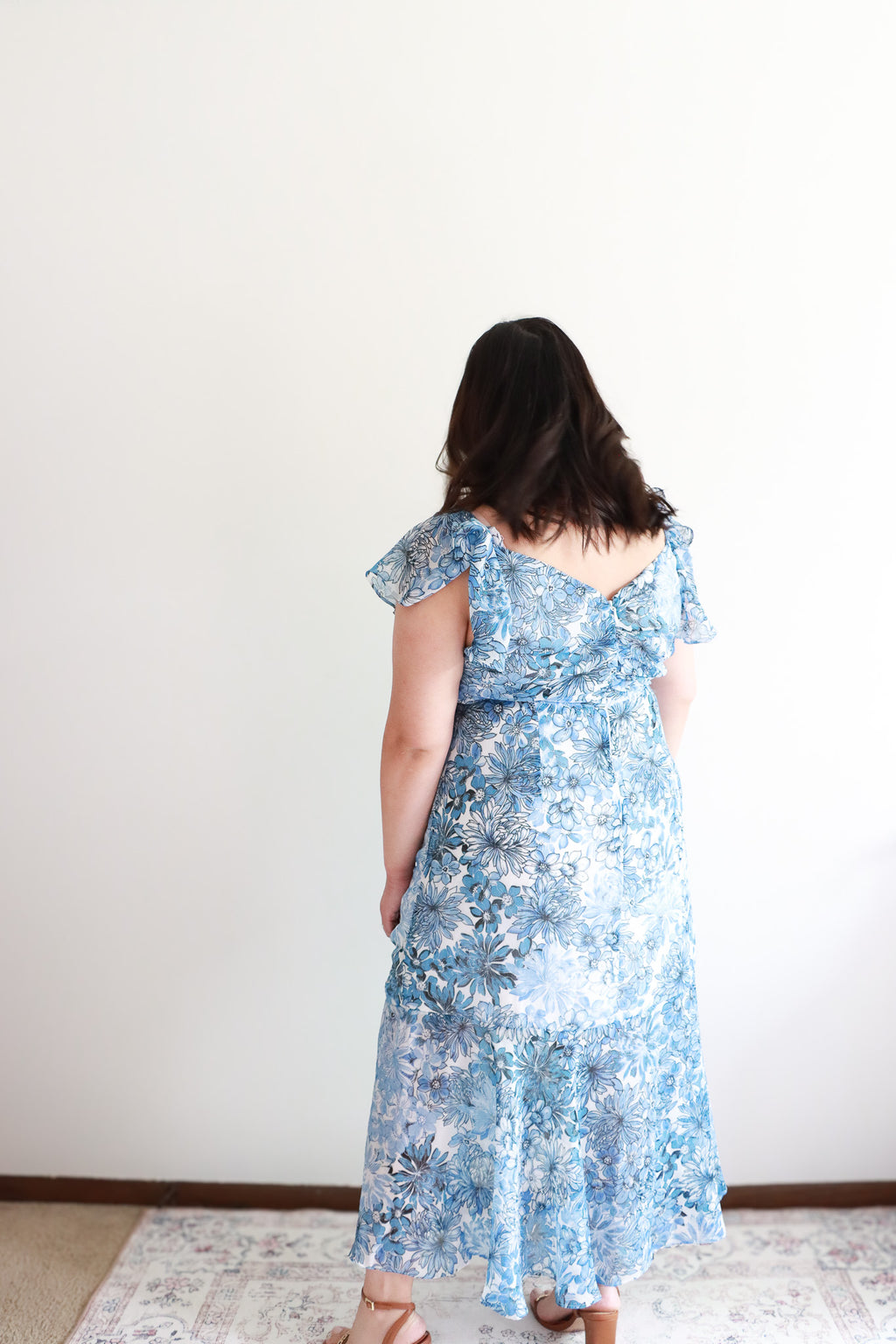 Tori Ruched Midi Dress