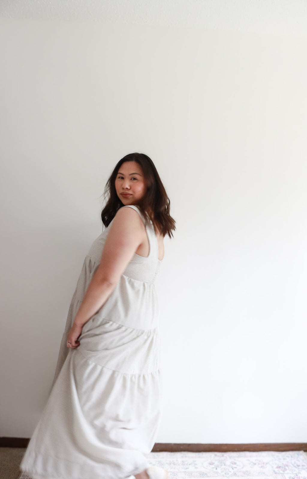 Laurie Square Neck Maxi Dress