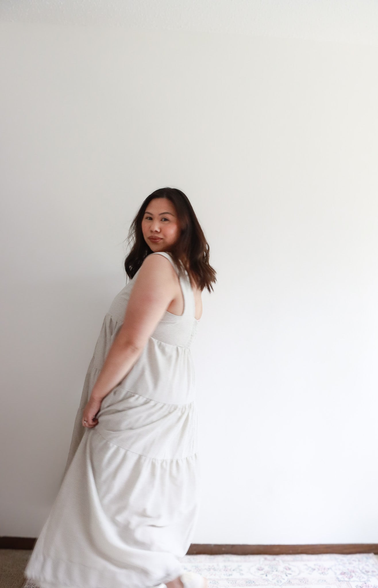 Laurie Square Neck Maxi Dress
