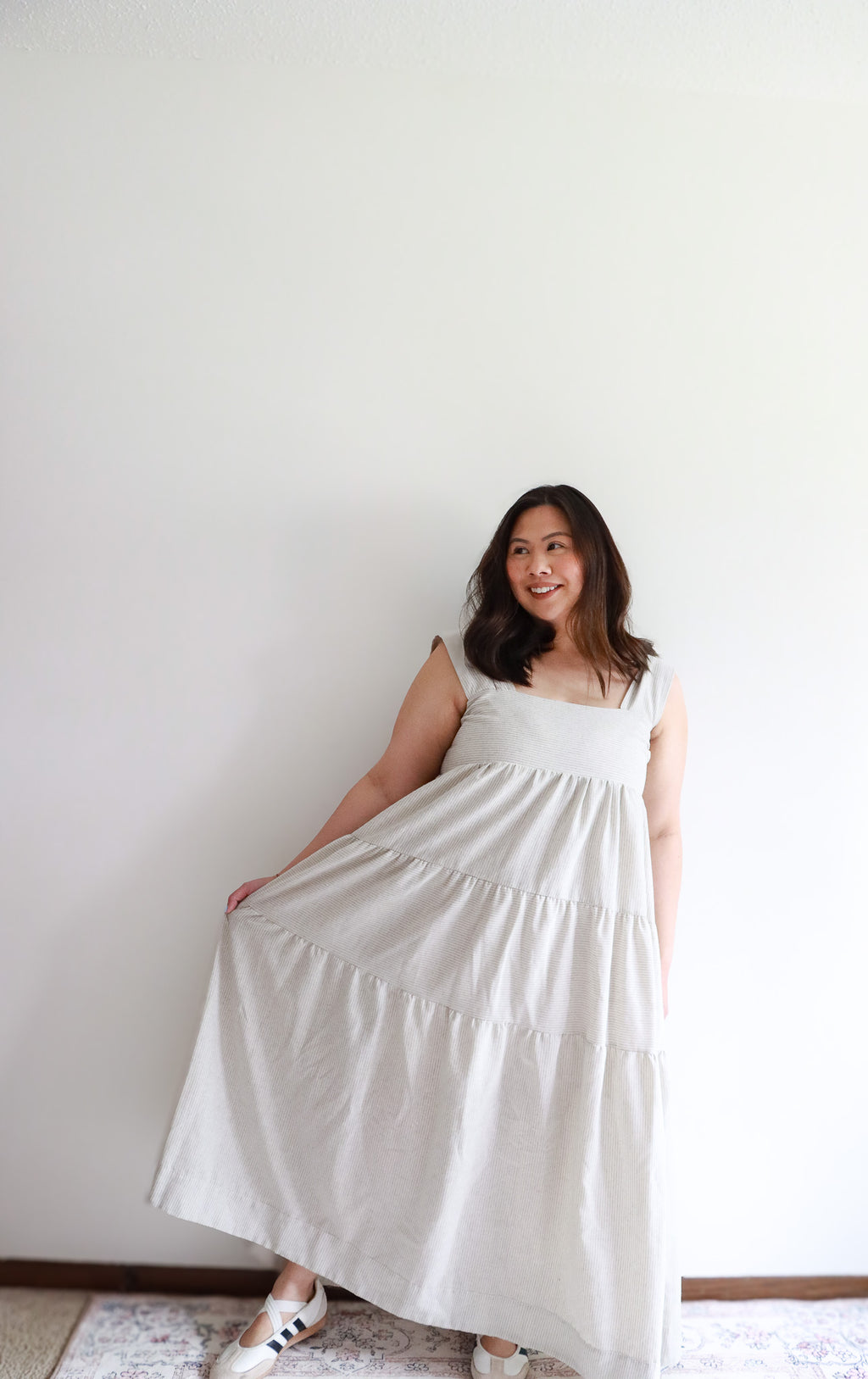 Laurie Square Neck Maxi Dress