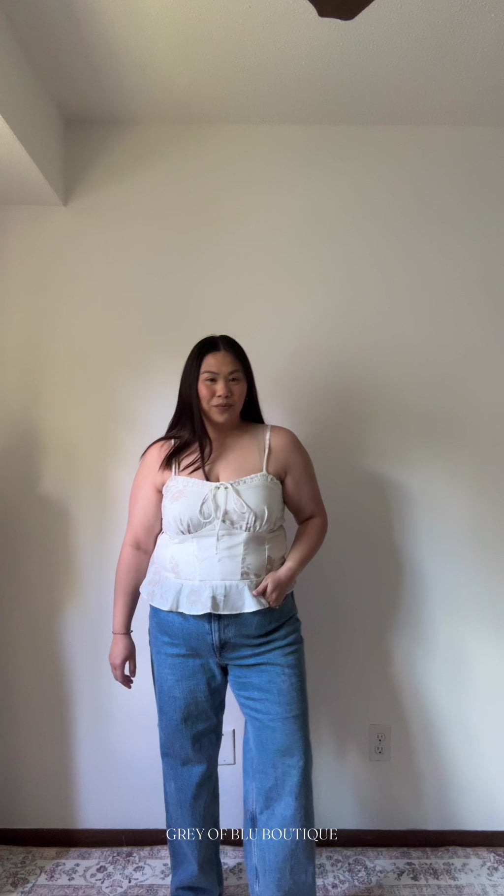 Tally Floral Tie Top